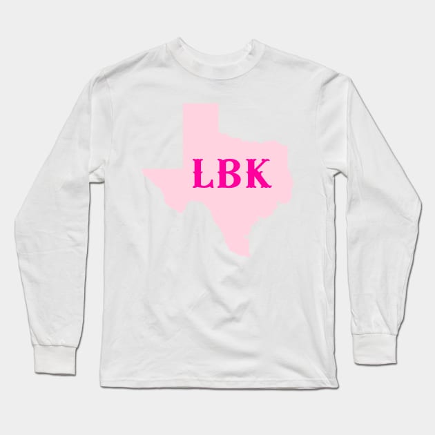 LBK Texas in Pink Long Sleeve T-Shirt by emilykroll